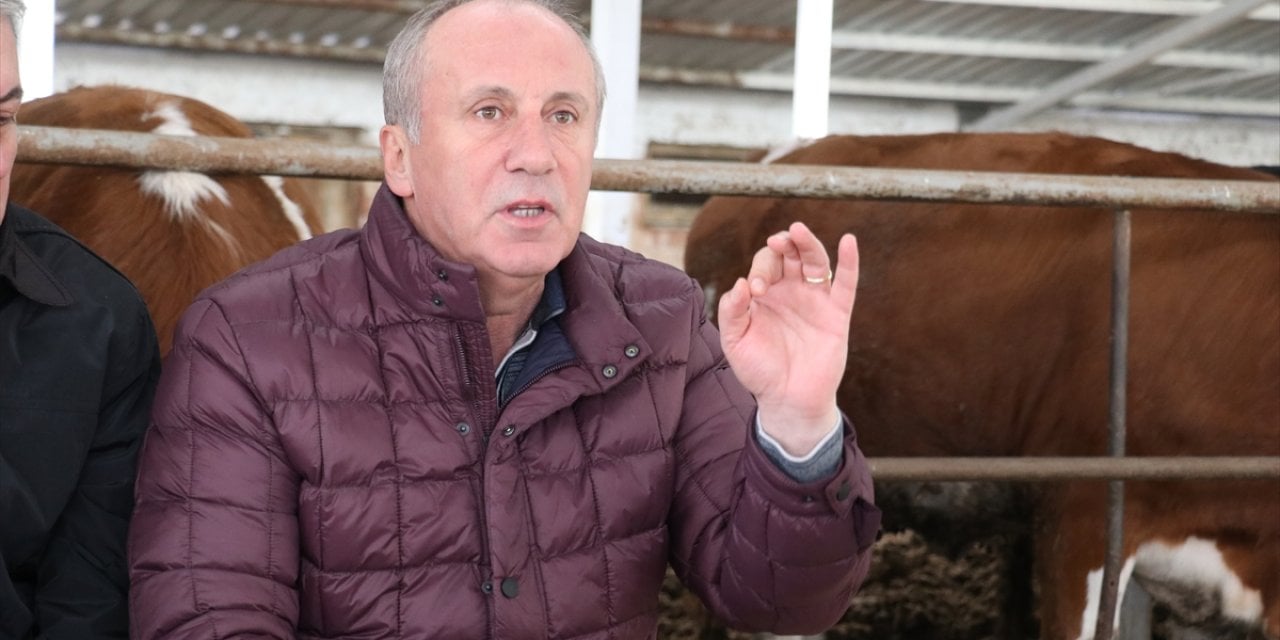 Muharrem İnce ahırda basın toplantısı düzenledi