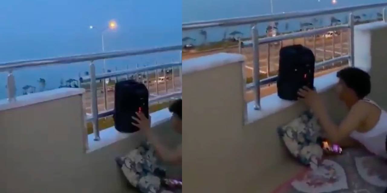O görüntülere tepki yağıyor! Vaktinden önce ezan sesi dinletip oruç bozdurdu...
