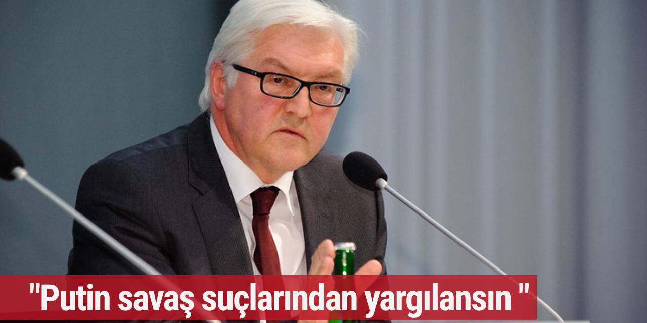Steinmeier: "Putin savaş suçlarından yargılansın"