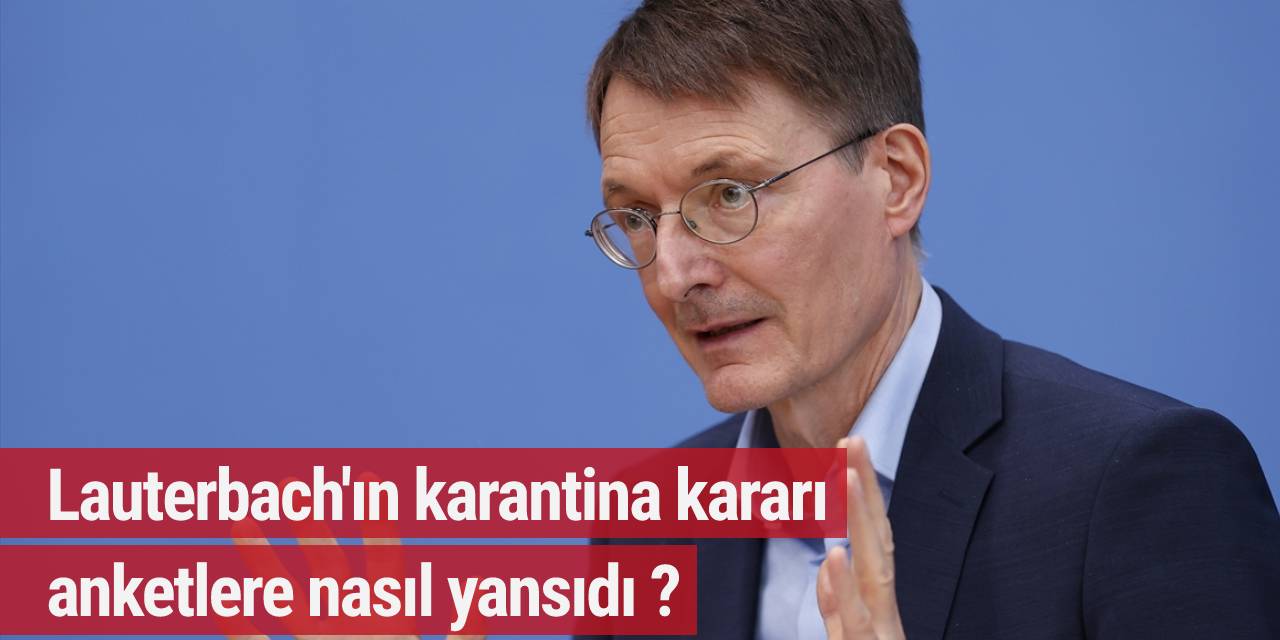 Lauterbach'ın karantina kararı anketlere nasıl yansıdı ?
