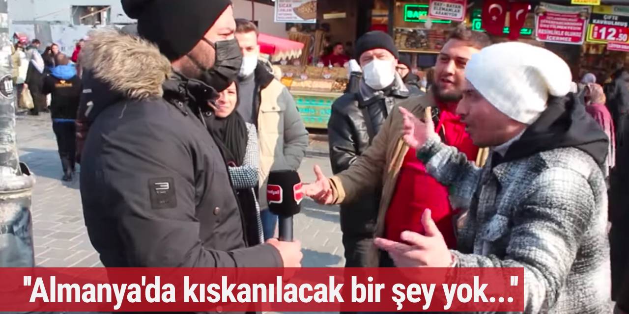 ''Almanya'da ekonomi kötü'' dedi vatandaştan şok eden cevap geldi