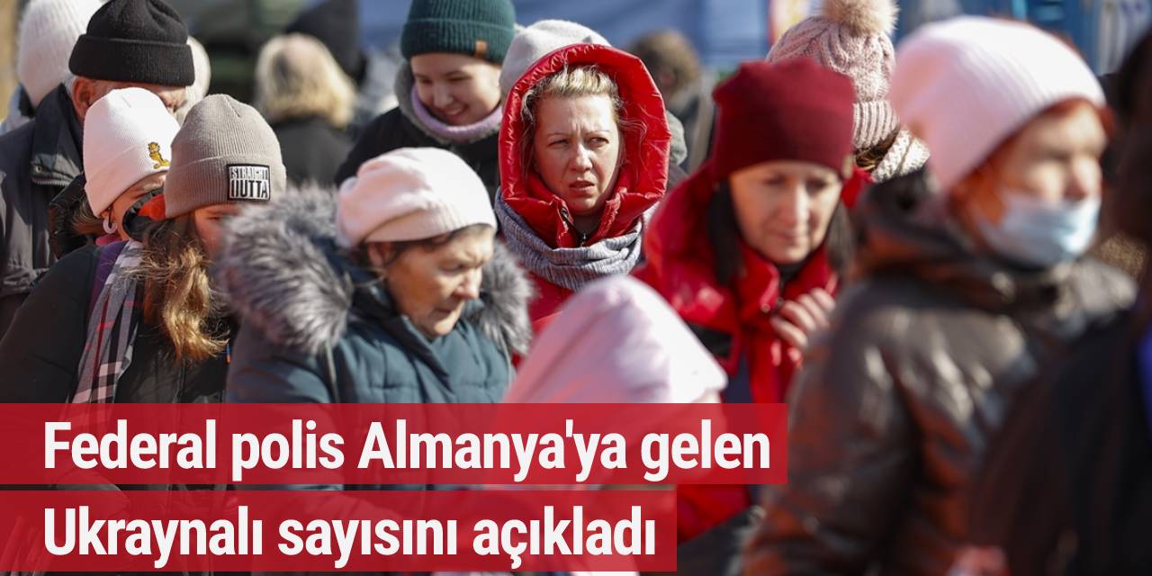 Federal polis Almanya'ya gelen Ukraynalı sayısını açıkladı