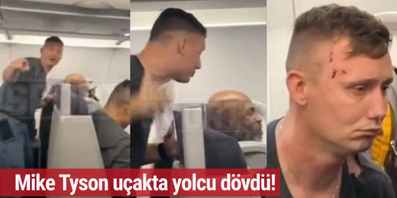 Mike Tyson uçakta yolcu dövdü!
