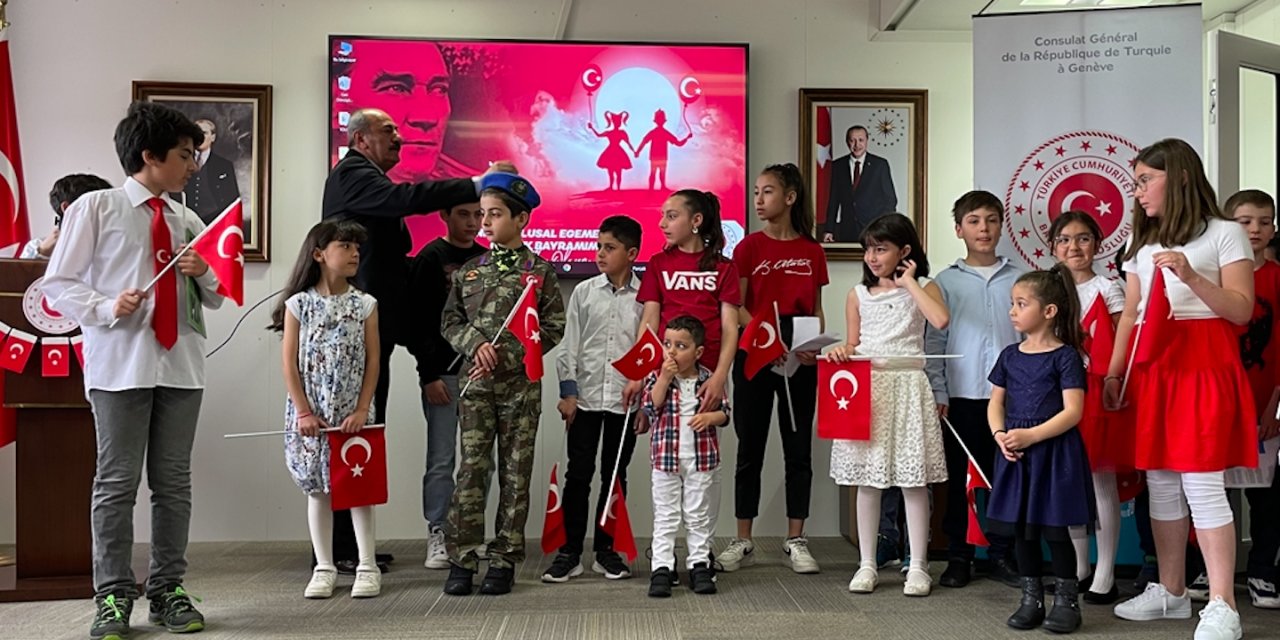 İsviçre'de 23 Nisan Ulusal Egemenlik ve Çocuk Bayramı kutlandı