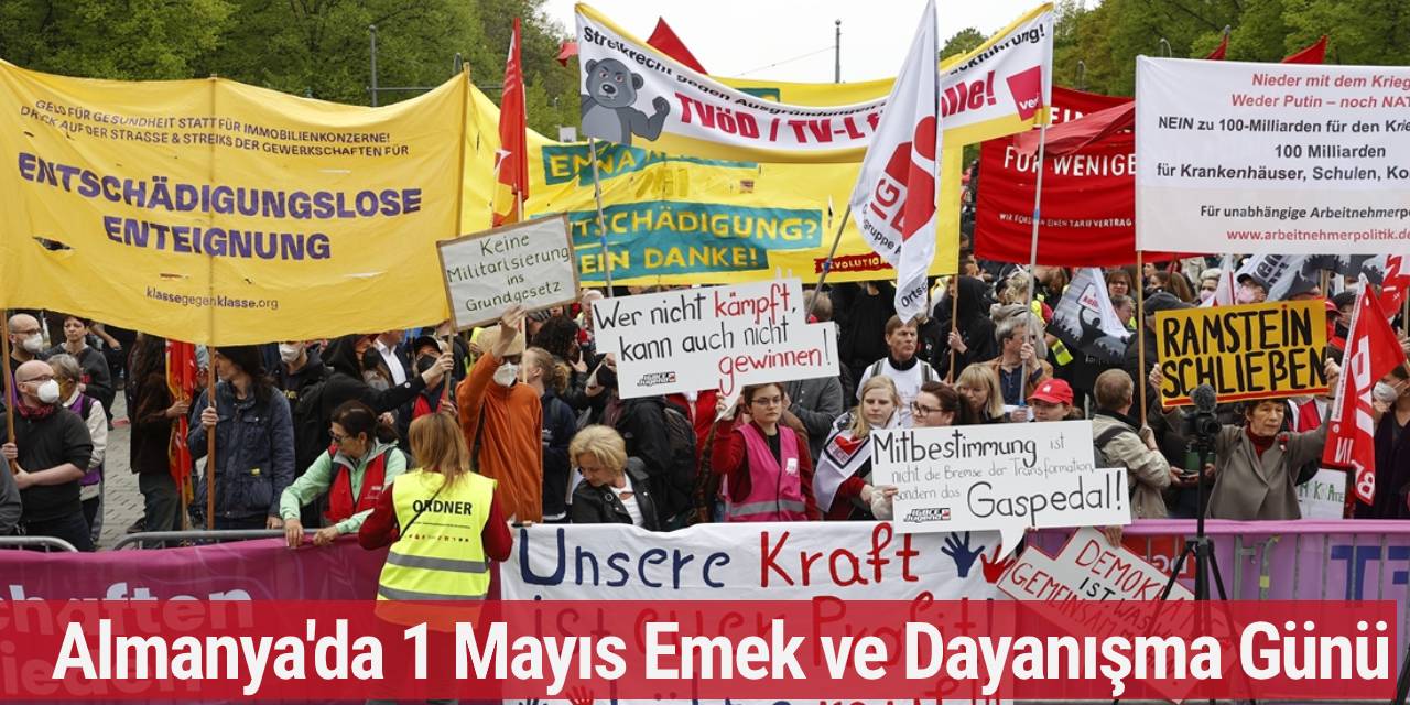 Almanya'da 1 Mayıs Emek ve Dayanışma Günü