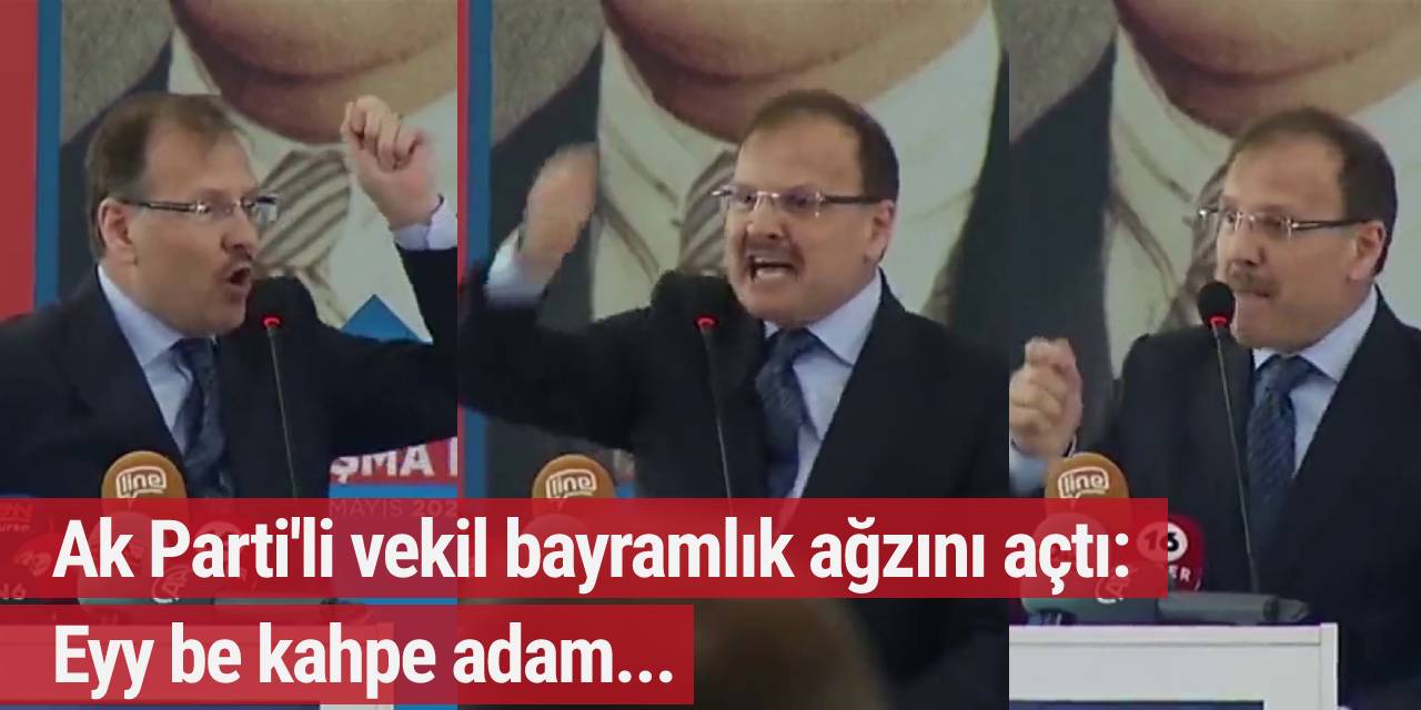 Ak Parti'li vekil bayramlık ağzını açtı: Eyy be kahpe adam...