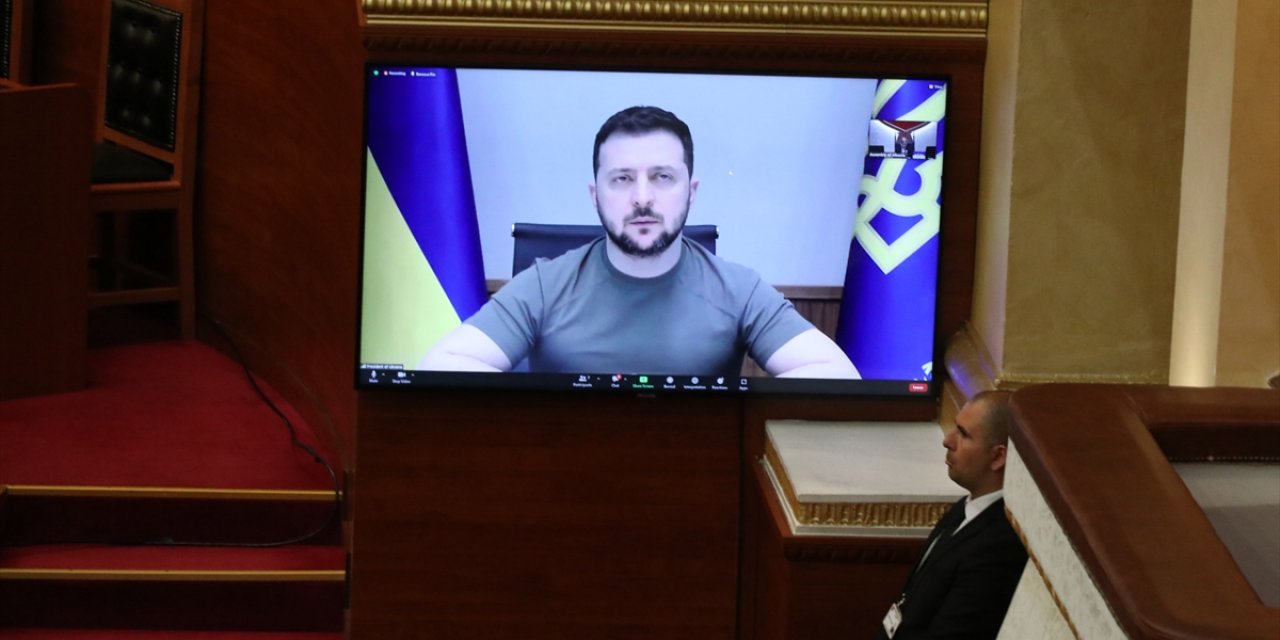 Zelenskiy, Arnavutluk Meclisine hitap etti