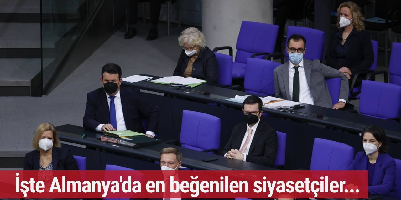 İşte Almanya'da en beğenilen siyasetçiler...