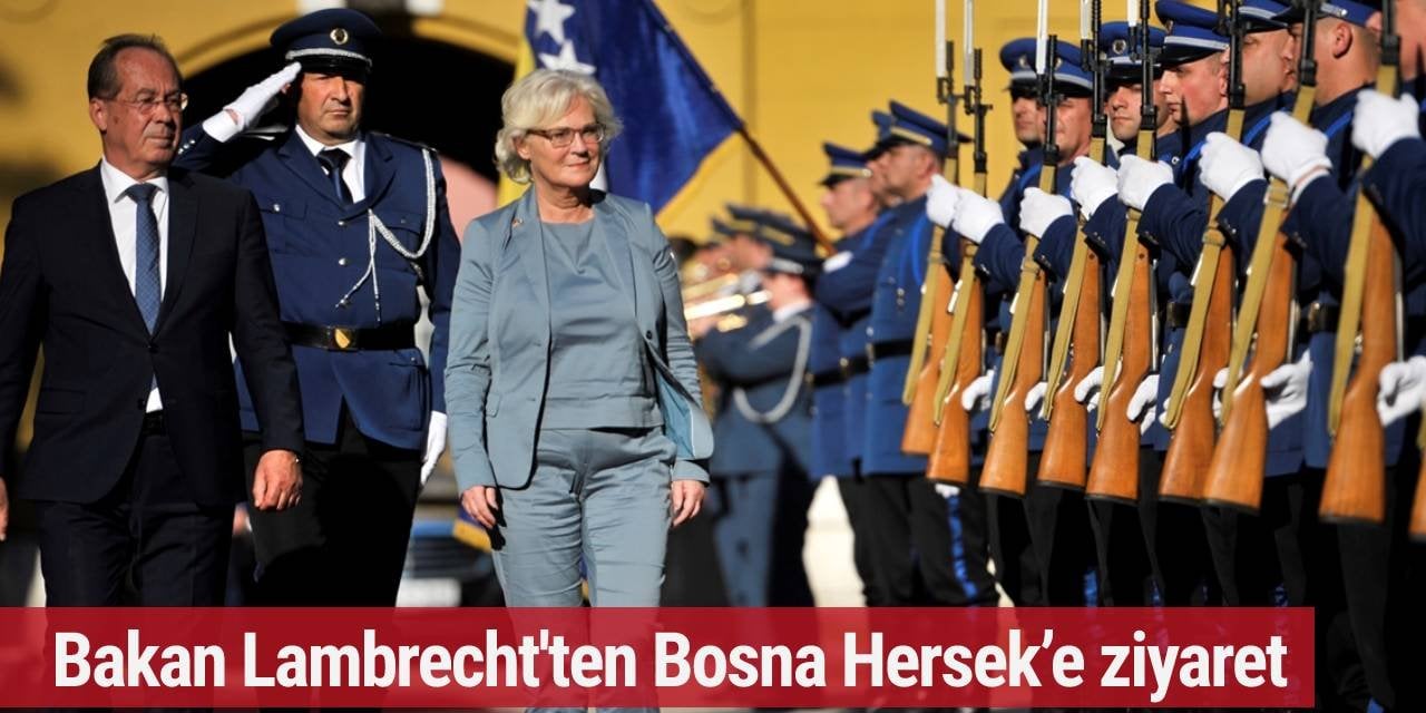 Almanya Savunma Bakanı'ndan Bosna Hersek’e ziyaret