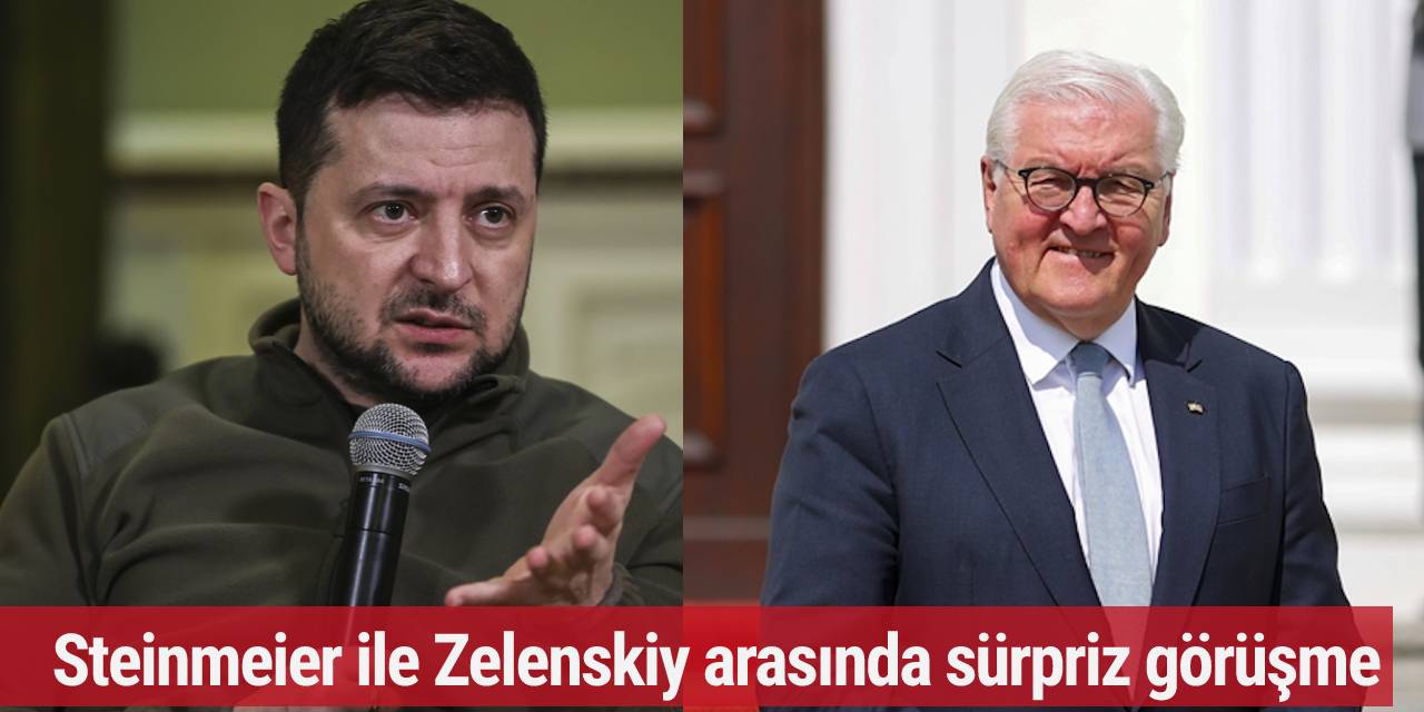 Steinmeier ile Zelenskiy arasında sürpriz görüşme