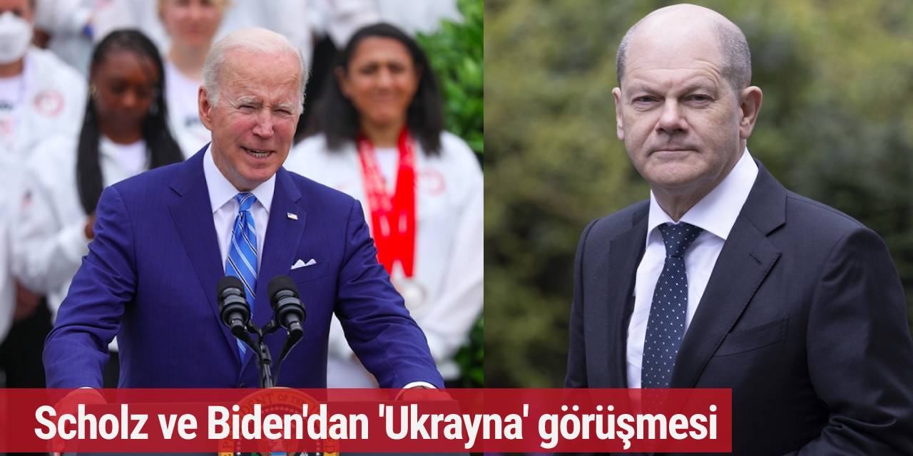 Scholz ve Biden'dan 'Ukrayna' görüşmesi