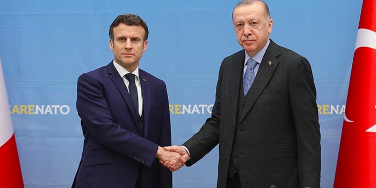 Erdoğan, Macron ile telefonda görüştü