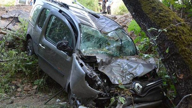 Sıla yolunda feci kaza: 1 ölü, 4 yaralı