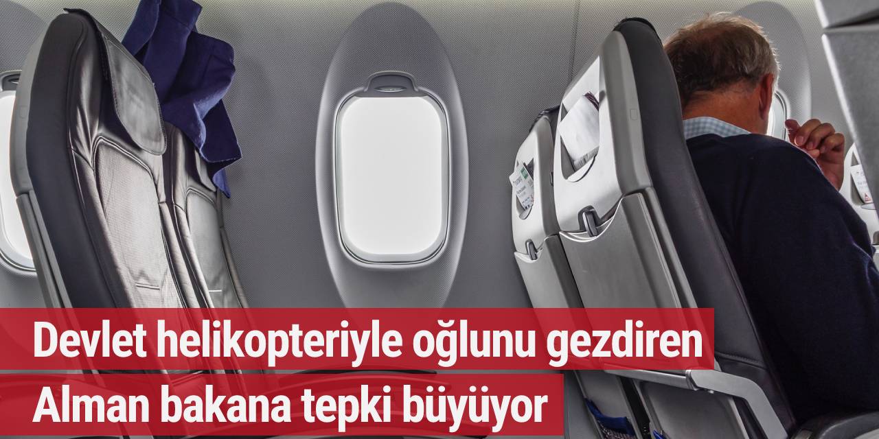 Devlet helikopteriyle oğlunu gezdiren Alman bakana tepki büyüyor