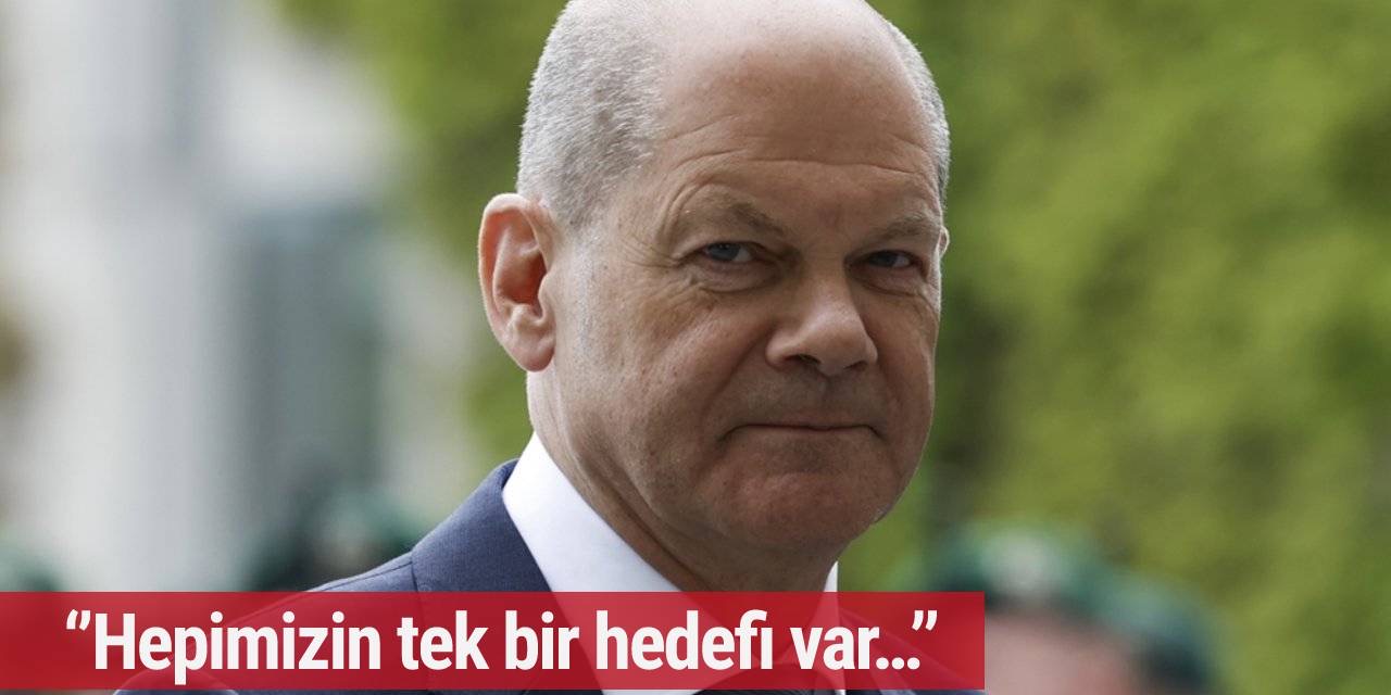 Scholz’dan Rusya açıklaması! ‘’Hepimizin tek bir hedefi var…’’