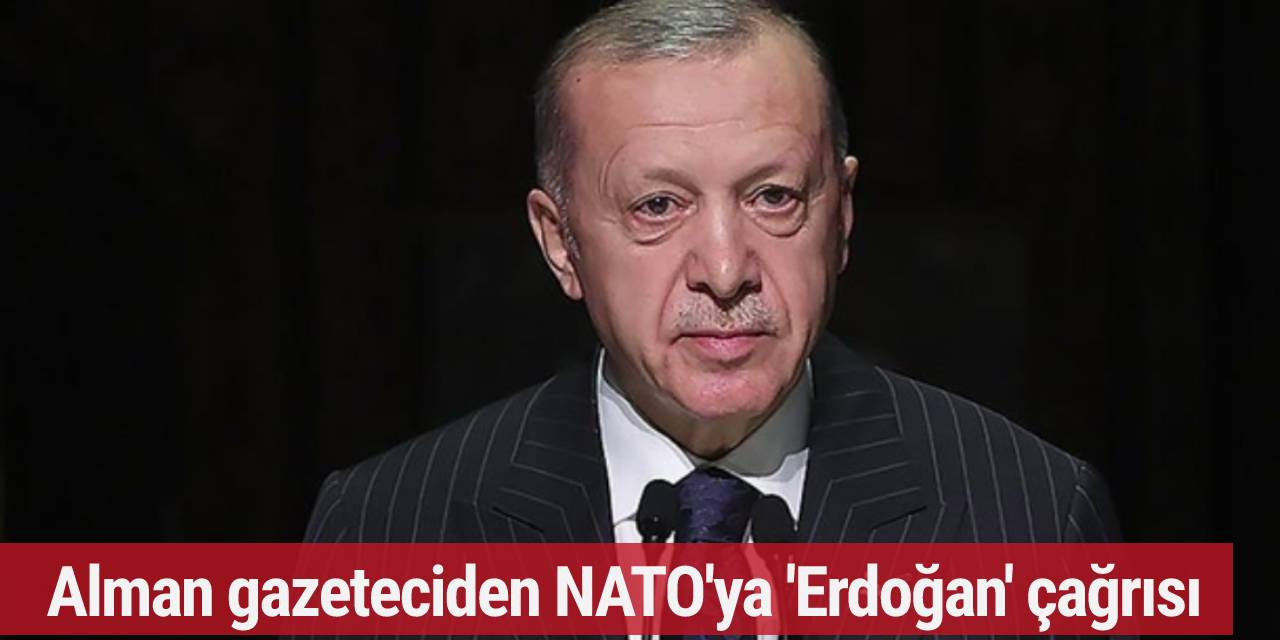 Alman gazeteciden NATO'ya 'Erdoğan' çağrısı