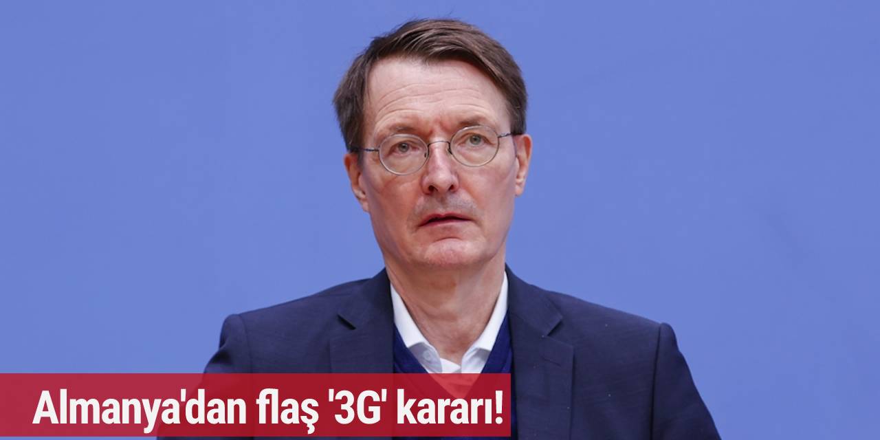 Almanya'dan flaş '3G' kararı!