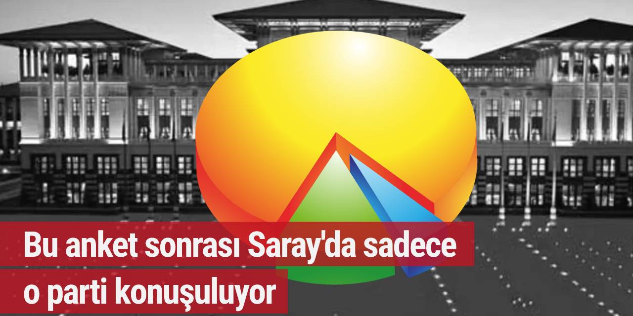 Bu anket sonrası Saray'da sadece o parti konuşuluyor