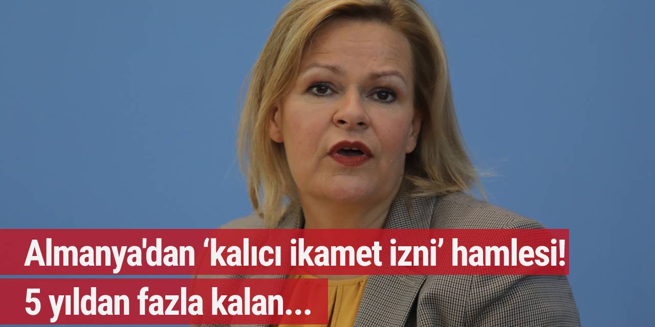 Almanya'dan ‘kalıcı ikamet izni’ hamlesi! 5 yıldan fazla kalan...