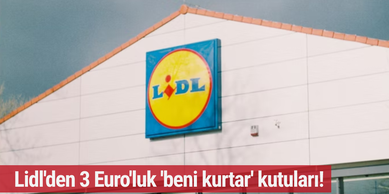 Lidl'den 3 Euro'luk 'beni kurtar' kutuları!