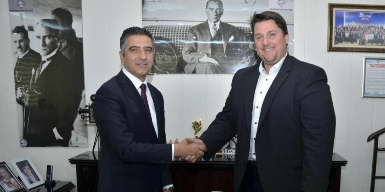 İzmir'in Menderes Belediyesi ile Almanya'nın Troisdorf belediyesi arasında "kardeş belediye" protokolü
