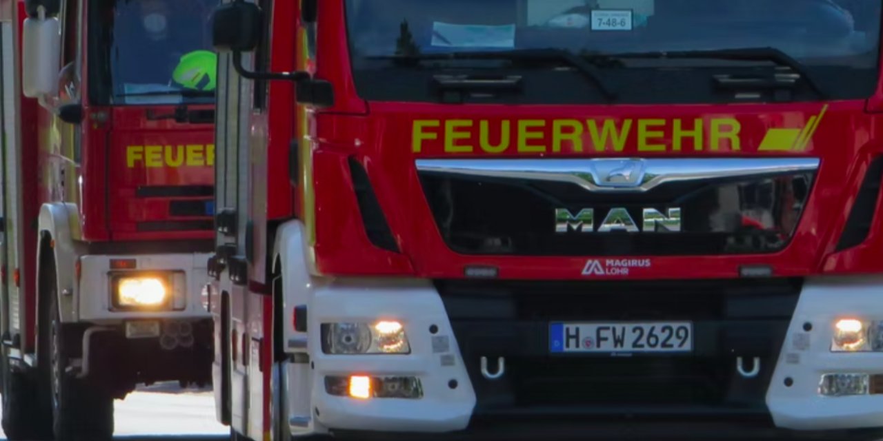 Weinheim'da büyük yangın! 100.000 euroluk hasar...