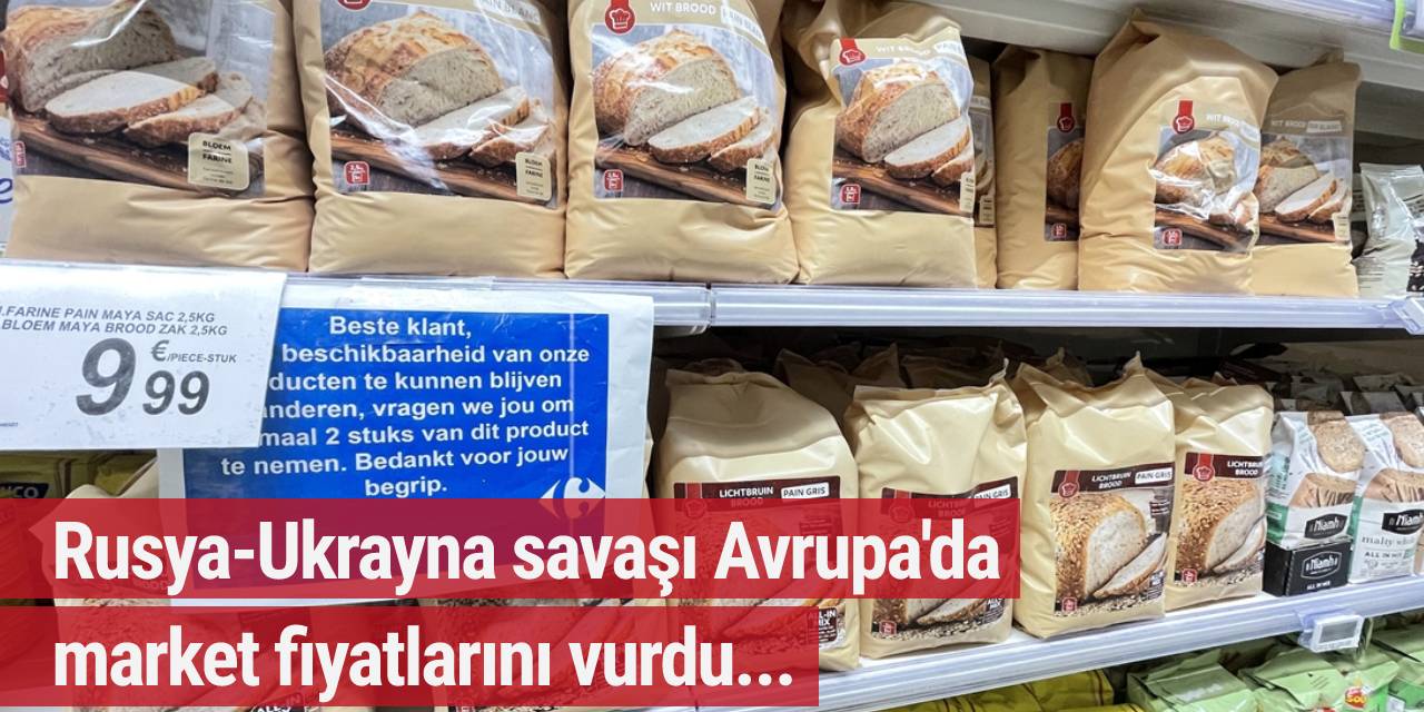 Rusya-Ukrayna savaşı Avrupa'da yaşam maliyeti krizini körüklemeye devam ediyor...