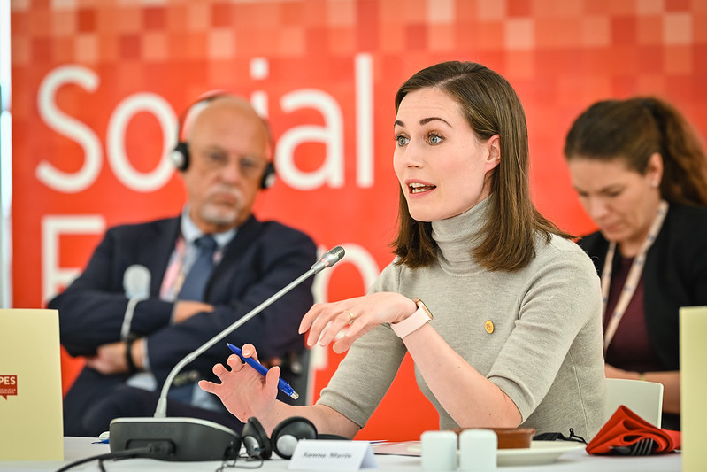 Finlandiya Başbakanı Sanna Marin Helsinki Onur Yürüyüşü'ne katıldı