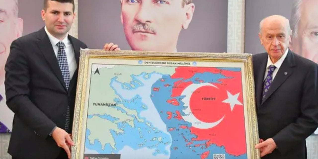 Bahçeli'nin haritası diplomatik krize yol açtı