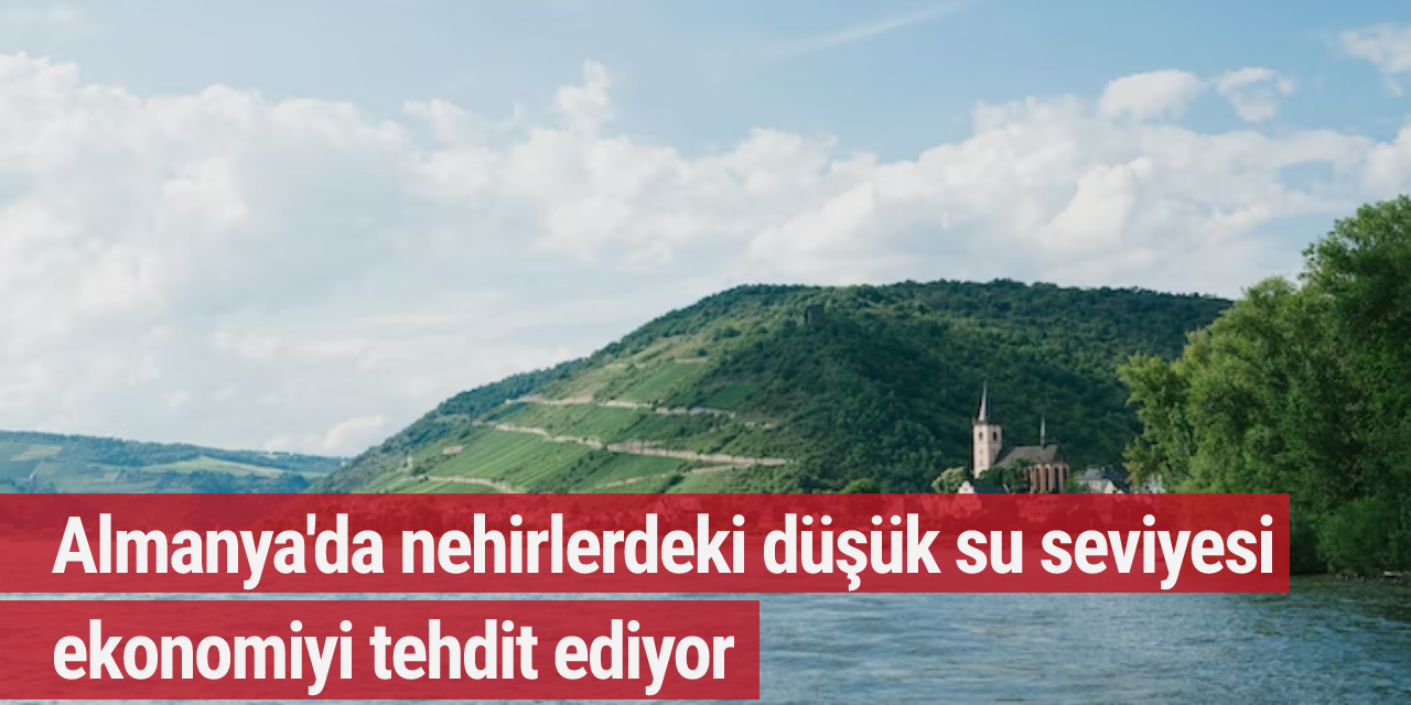 Almanya'da nehirlerdeki düşük su seviyesi ekonomiyi tehdit ediyor