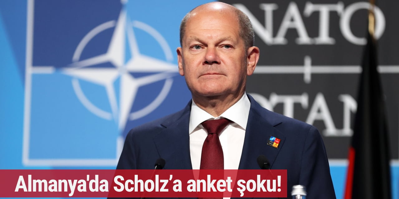 Almanya'da Scholz’a anket şoku!