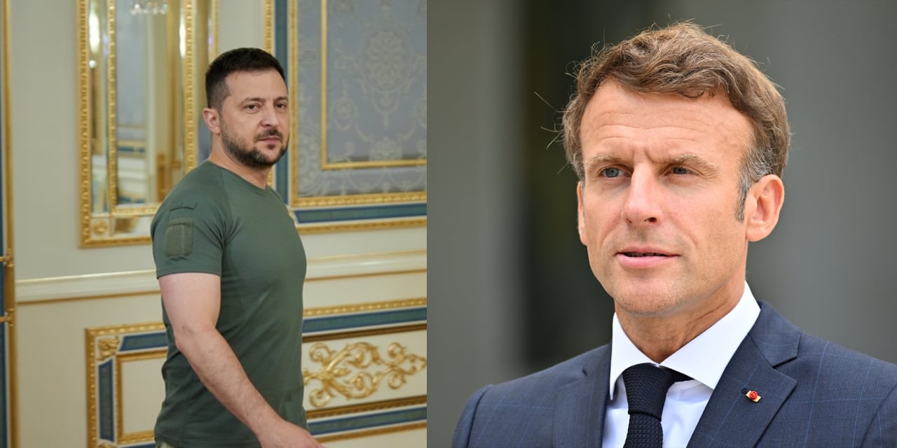 Macron ve Zelenskiy, Zaporijya Nükleer Santralinin durumunu görüştü