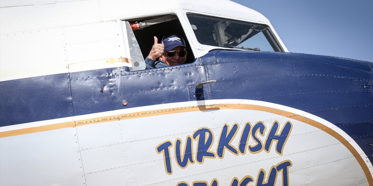 88 yaşındaki Kıbrıs gazisi, 40 yıl sonra yeniden uçmanın heyecanını yaşadı