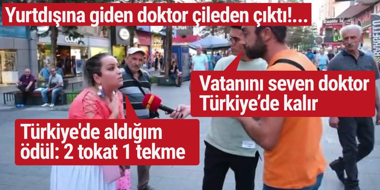 “Vatanını seven doktor Türkiye’de kalır” diyen adama, gurbetçi doktor ateş püskürdü