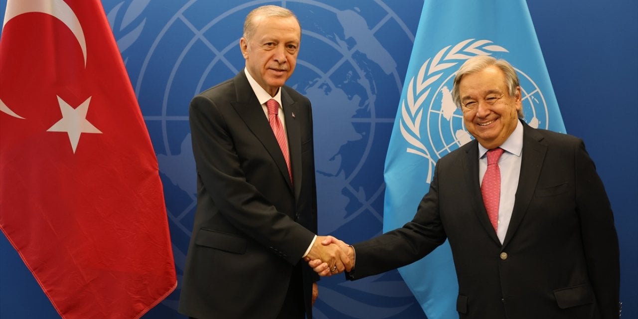 Erdoğan BM Genel Sekreteri Guterres ile görüştü