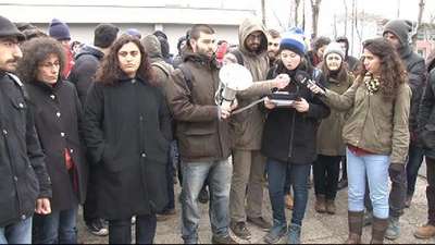 Sebahat Tuncel'den İTÜ'de eyleme destek
