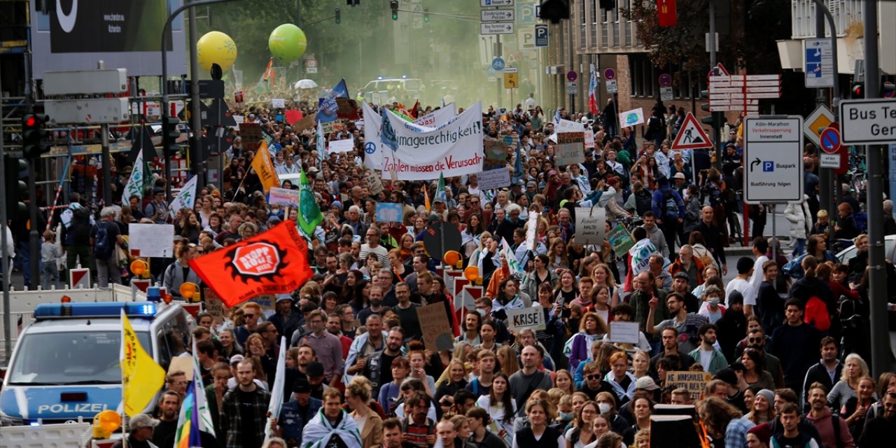 Almanya'da iklim protestosu