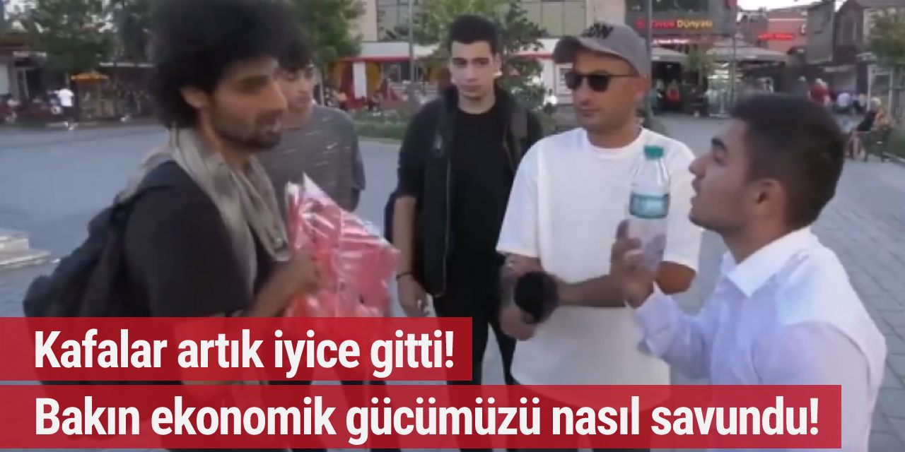 Ekonomik gücümüzü böyle savundu: "Ayakkabın, pantolonun, gömleğin ve elinde 2 su var"