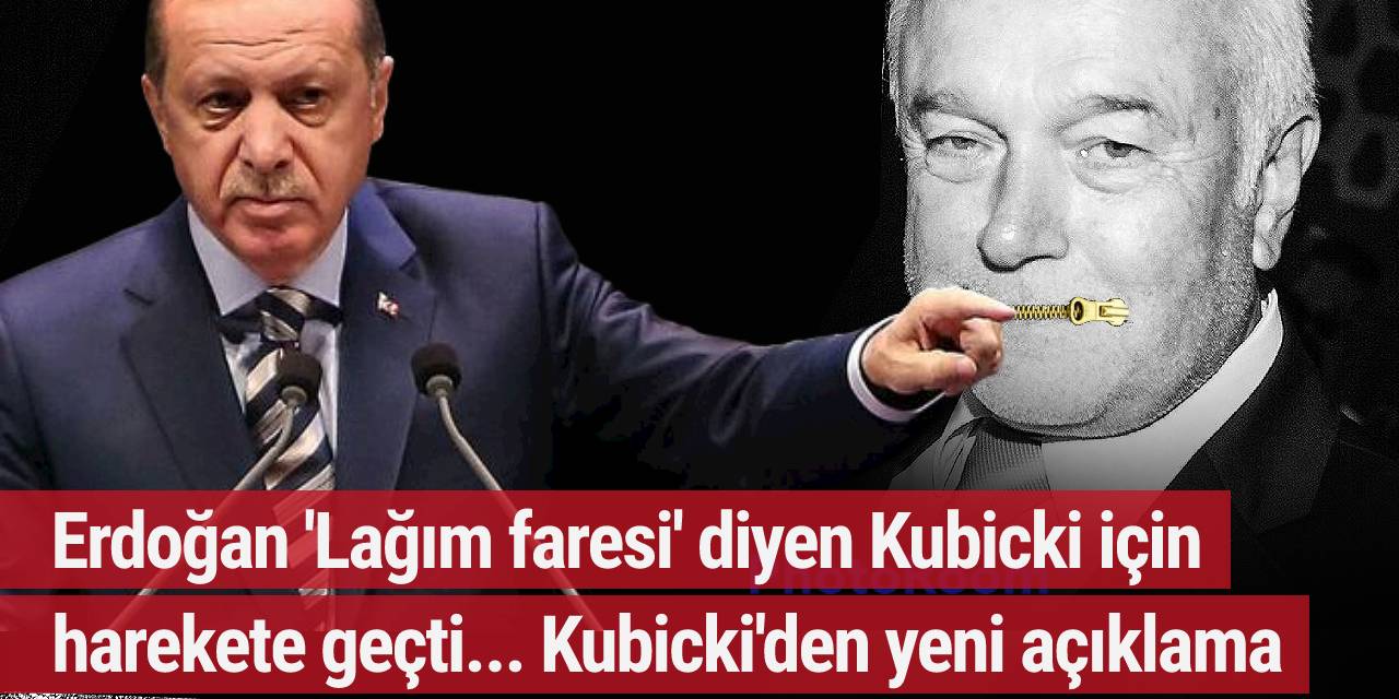 Erdoğan 'Lağım faresi' diyen Kubicki için harekete geçti... Kubicki'den yeni açıklama