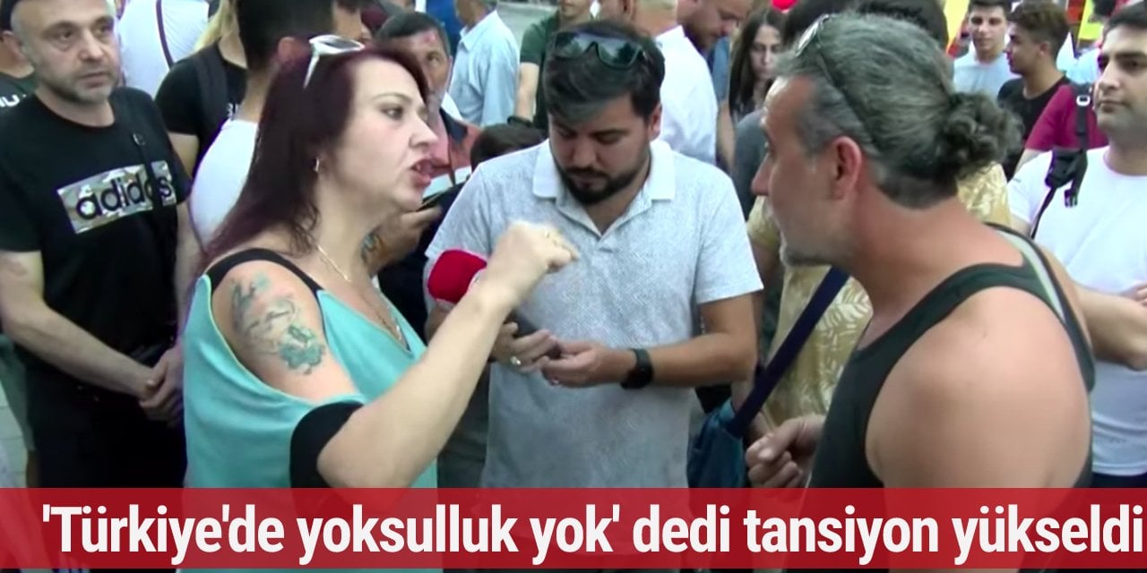 Türkiye'deki röportajda Fransa'da yaşayan adam ve Almanya'da yaşayan kadın fena kapıştı