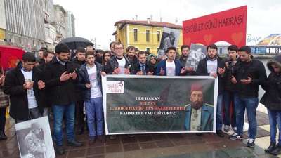 AK Partili gençler, 2'inci Abdülhamit'i anmak için yürüdü