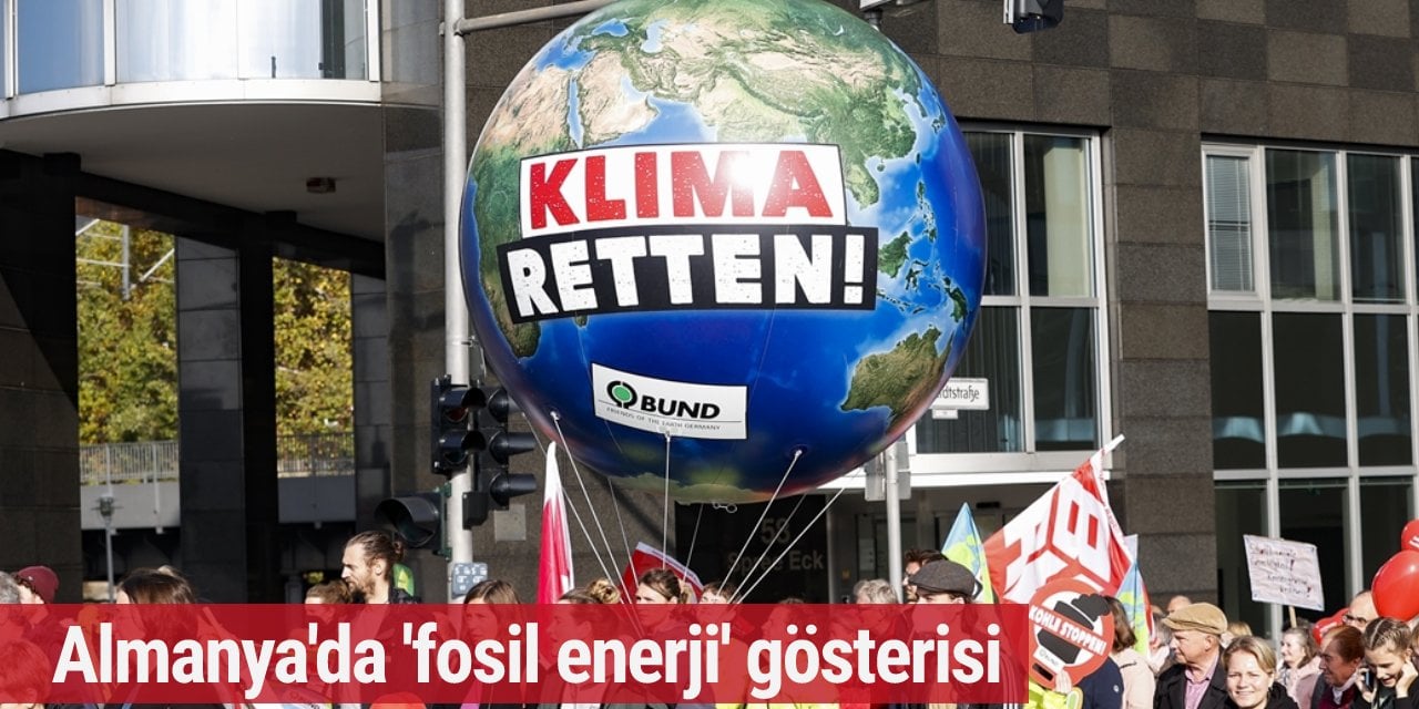 Almanya’da fosil enerji bağımlılığının azaltılması gösterileri