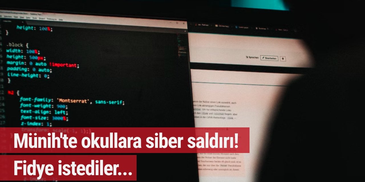 Münih'te okullara siber saldırı! Fidye istediler...