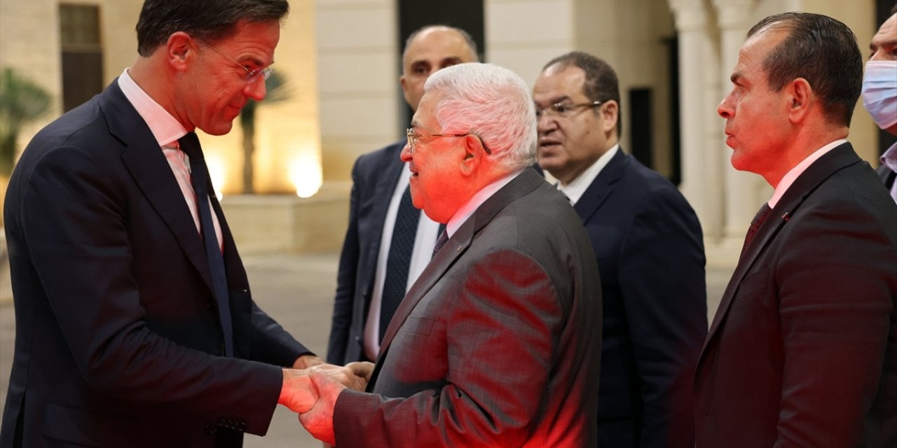 Abbas, Ramallah'ta Hollanda Başbakanı Rutte ile "Filistin meselesini" görüştü