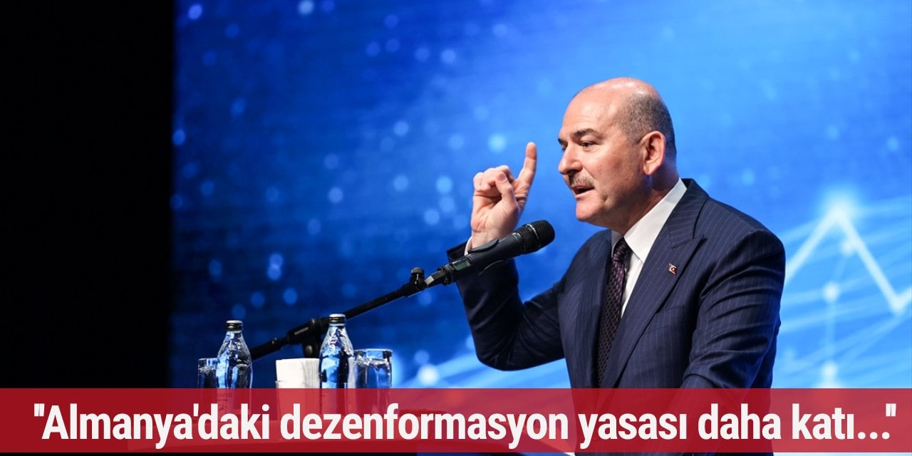 Soylu Almanya'yı işaret etti! ''Daha katısı Almanya'da var...''
