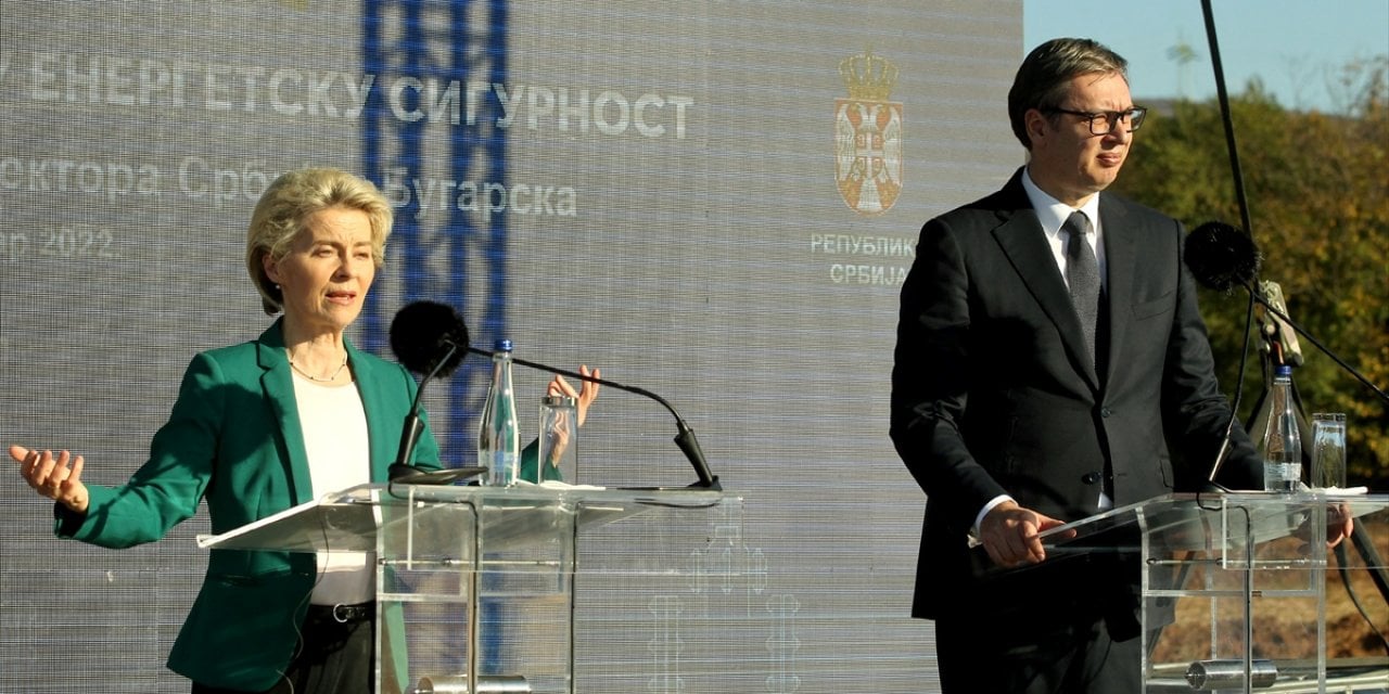 AB Komisyonu Başkanı Von der Leyen Sırbistan'ı ziyaret etti