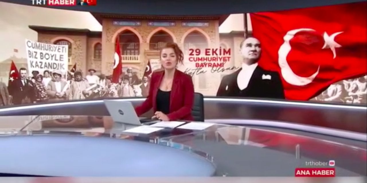 TRT spikeri bir anda yayın akışı dışına çıktı! Atatürk'le ilgili sözleri gündem oldu