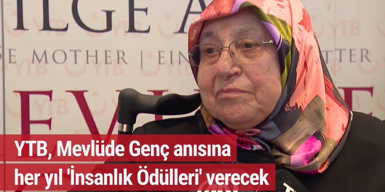 YTB, 2023'ten itibaren her yıl "Mevlüde Genç İnsanlık Ödülleri" verecek