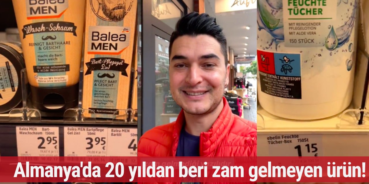 Almanya'da 20 yıldan beri zam gelmeyen ürün! Türklerden o videoya yorum yağdı...