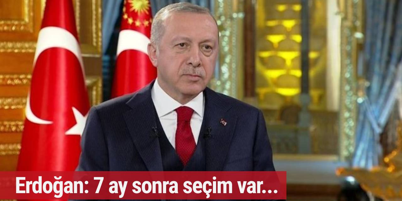 Erdoğan'dan İsveçli muhabirin sorusuna yanıt: '7 ay sonra seçim var'